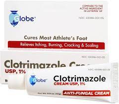 Globe Clotrimazole Antifungal Cream 1% 28,4 g.