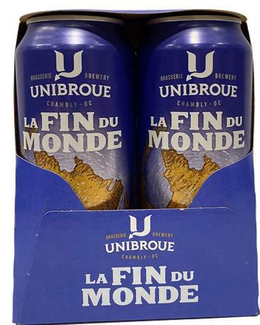 Beer IM Unibroue 4pk Can La Fin du Monde