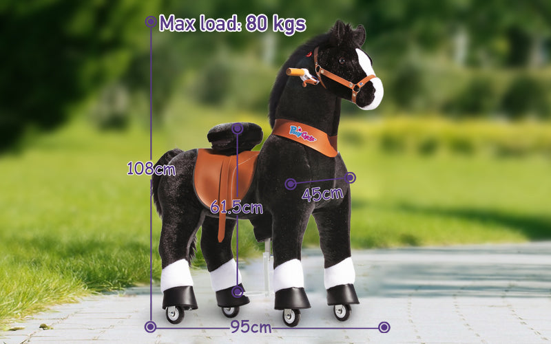 PonyCycle Model U size 5 ride on horse detail size