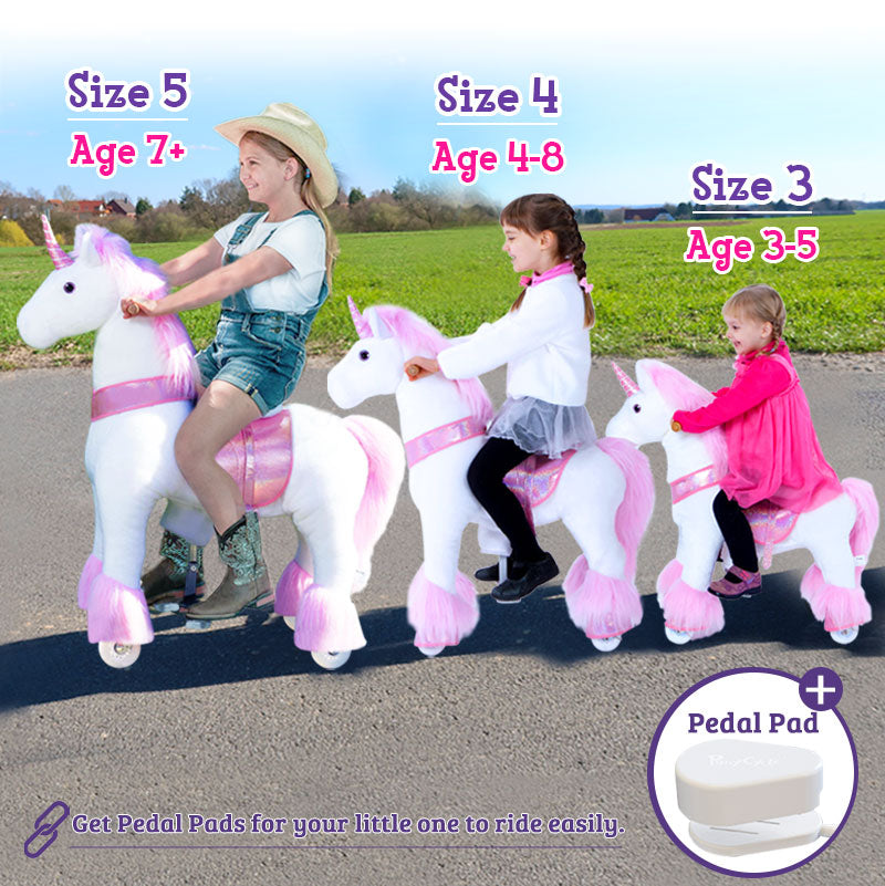 Get pedal pads for your little ones to ride easily