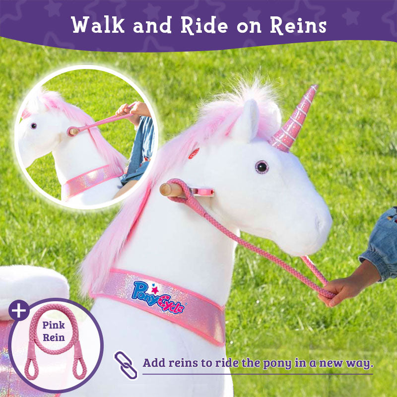 Walk and ride on reins