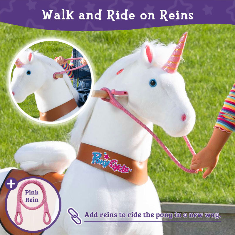 Walk and ride on reins