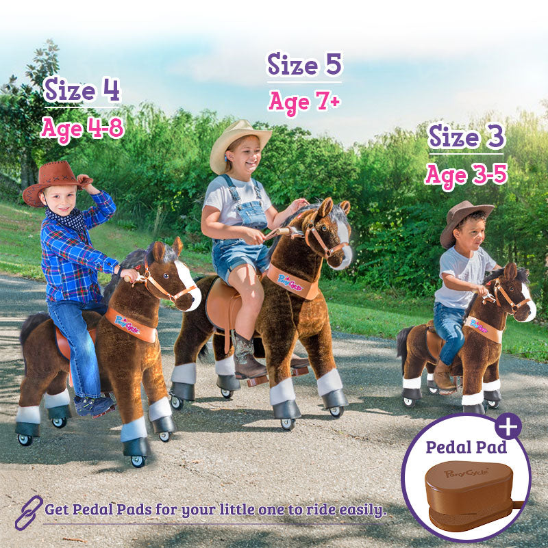 Get pedal pads for your little one to ride easily