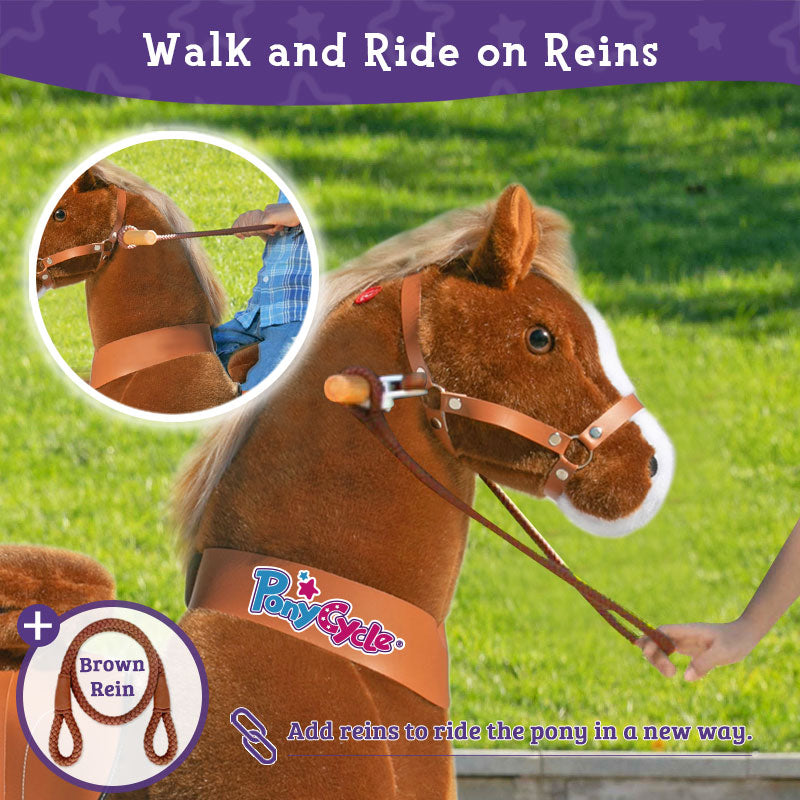 Walk and ride on reins