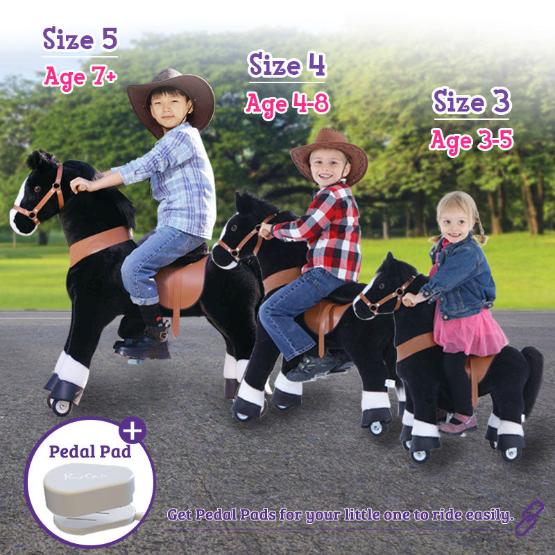 Get pedal pads for your little one to ride easily