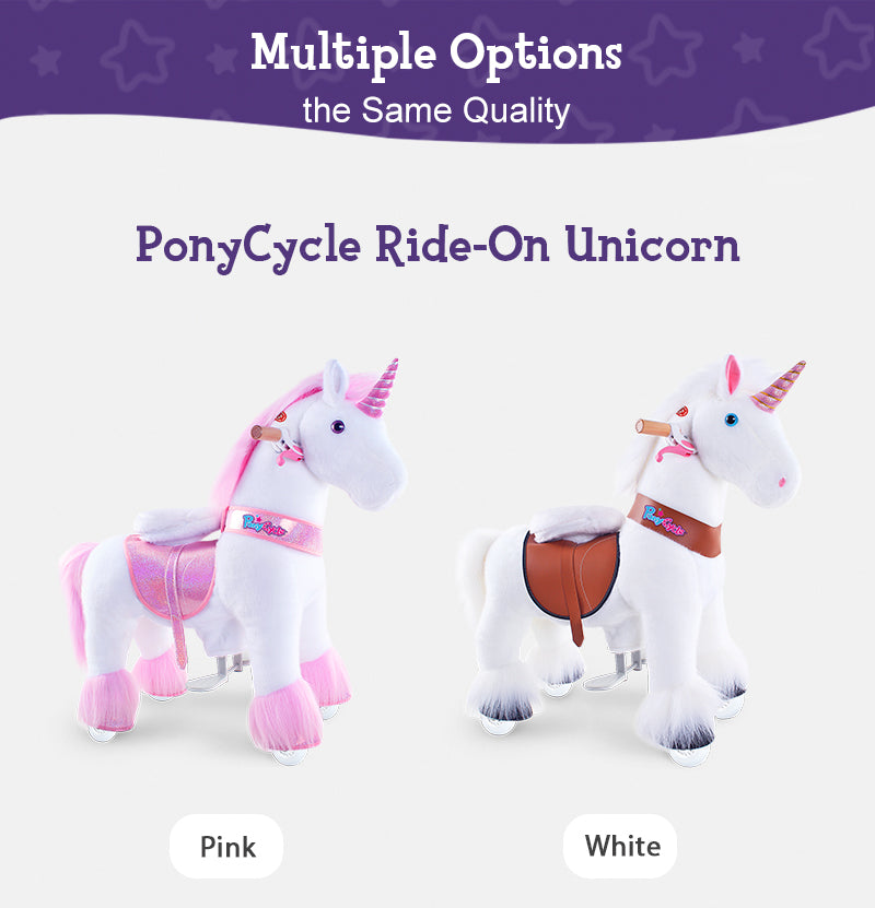 PonyCycle riding unicorn on wheels