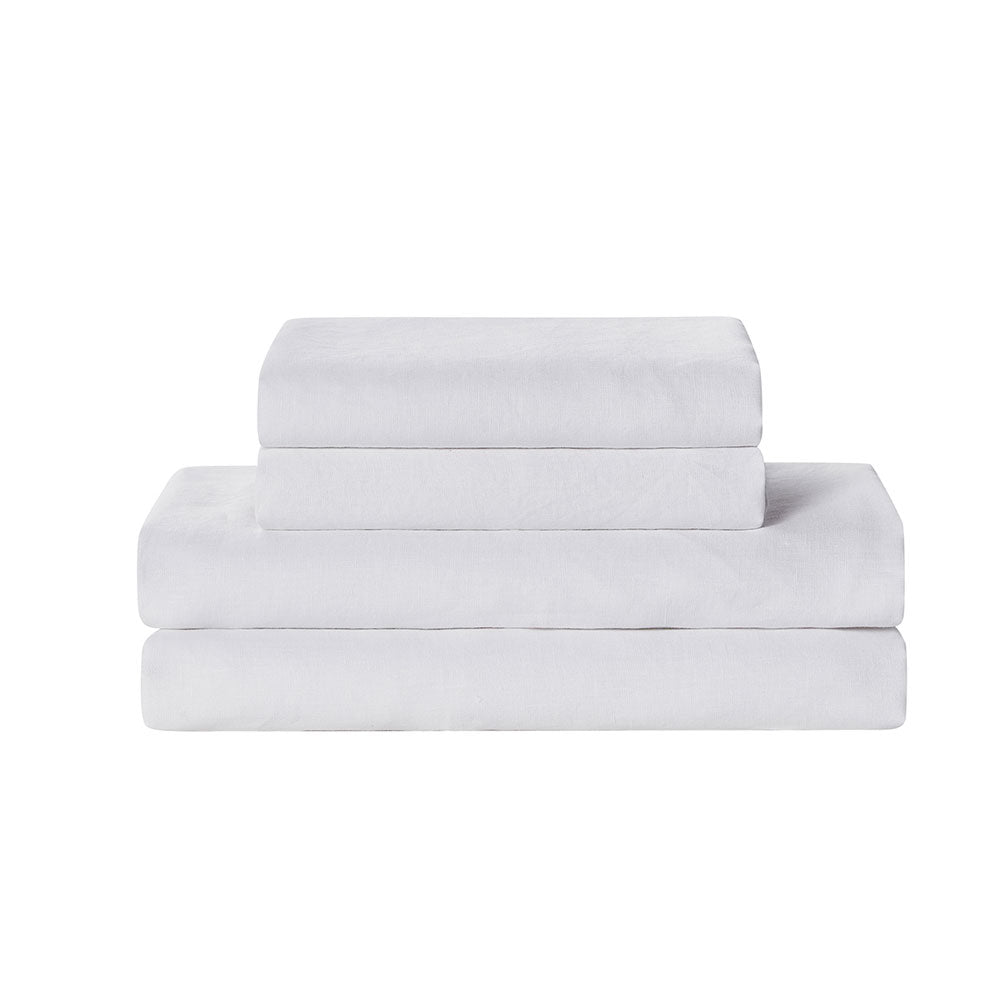 Details about   YNM French Linen Sheet Set Cozy Skin-Friendly and Eco-Friendly Pure French L 