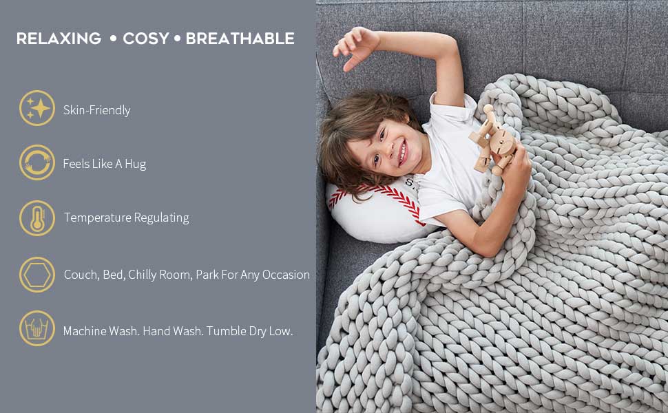 The YNM Knitted Weighted Blanket YNM