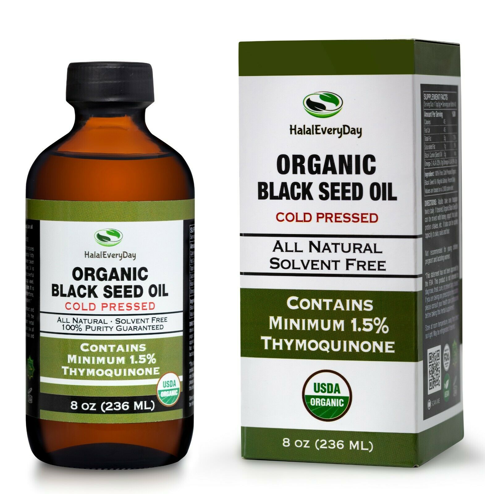 8 oz. Organic Black Seed Oil (12 Pack)