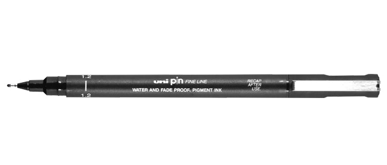uni? Pin, Fine Line Drawing Pen (1.2mm)