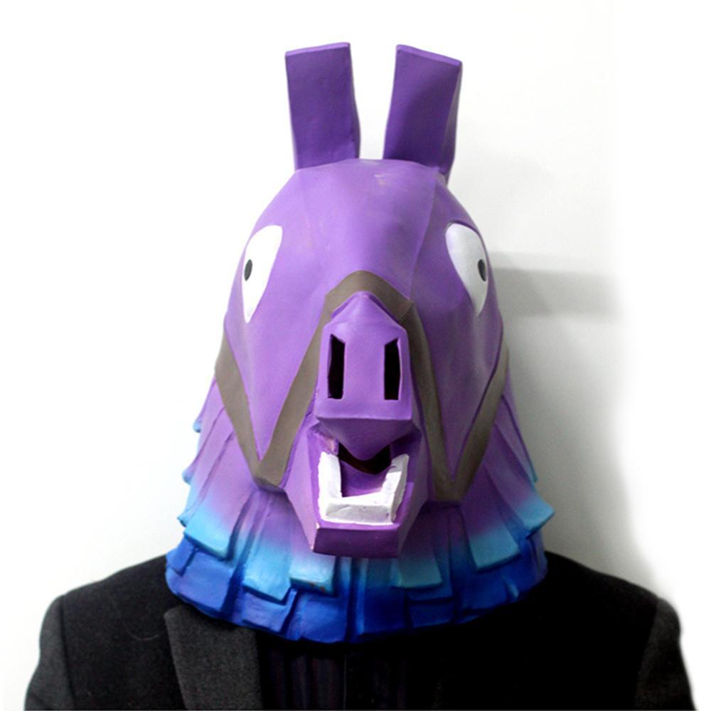 Fortnite Llama Latex Mask Costume Prop Halloween Party GetLoveMall
