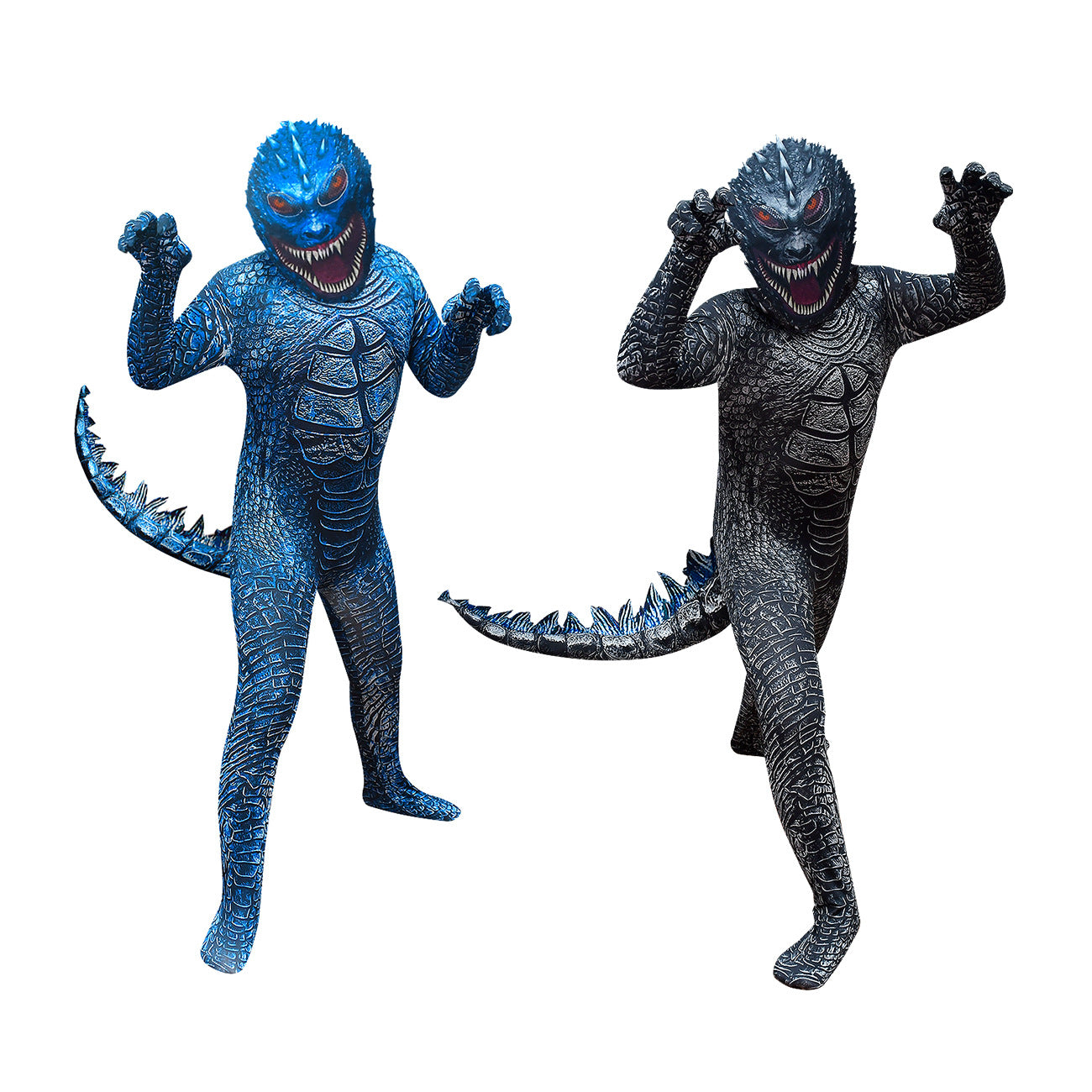 Godzilla Cosplay Costume Halloween Jumpsuit with Mask Outfits ...