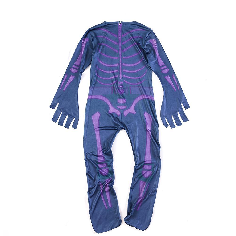 Kids Fortnite Purple Skull Trooper Costume For Halloween GetLoveMall