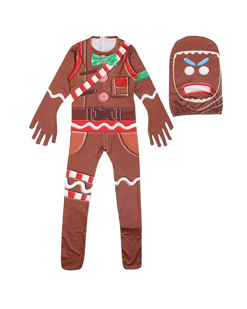 Kids Gingerbread Man Fortnite The Merry Marauder Costume Halloween