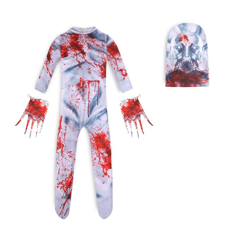  SCP Foundation 096 Costume Kids Scary Halloween SCP Cosplay  Secure Contain Protect Halloween Party Jumpsuit Cosplay : Clothing, Shoes &  Jewelry