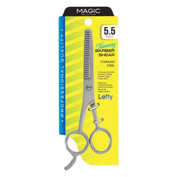 Black Ice Professional Lefty Barber Thinning Shears 5.5