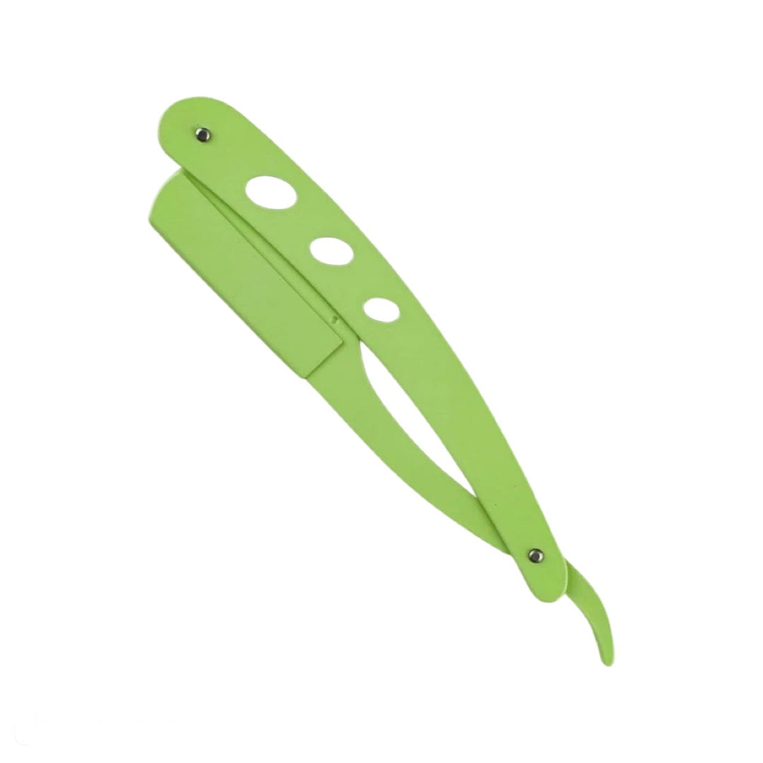 Swing Lock Straight Razor - Green