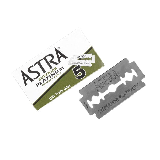 Astra Platinum Double Edge Safety Razor Blades 5ct