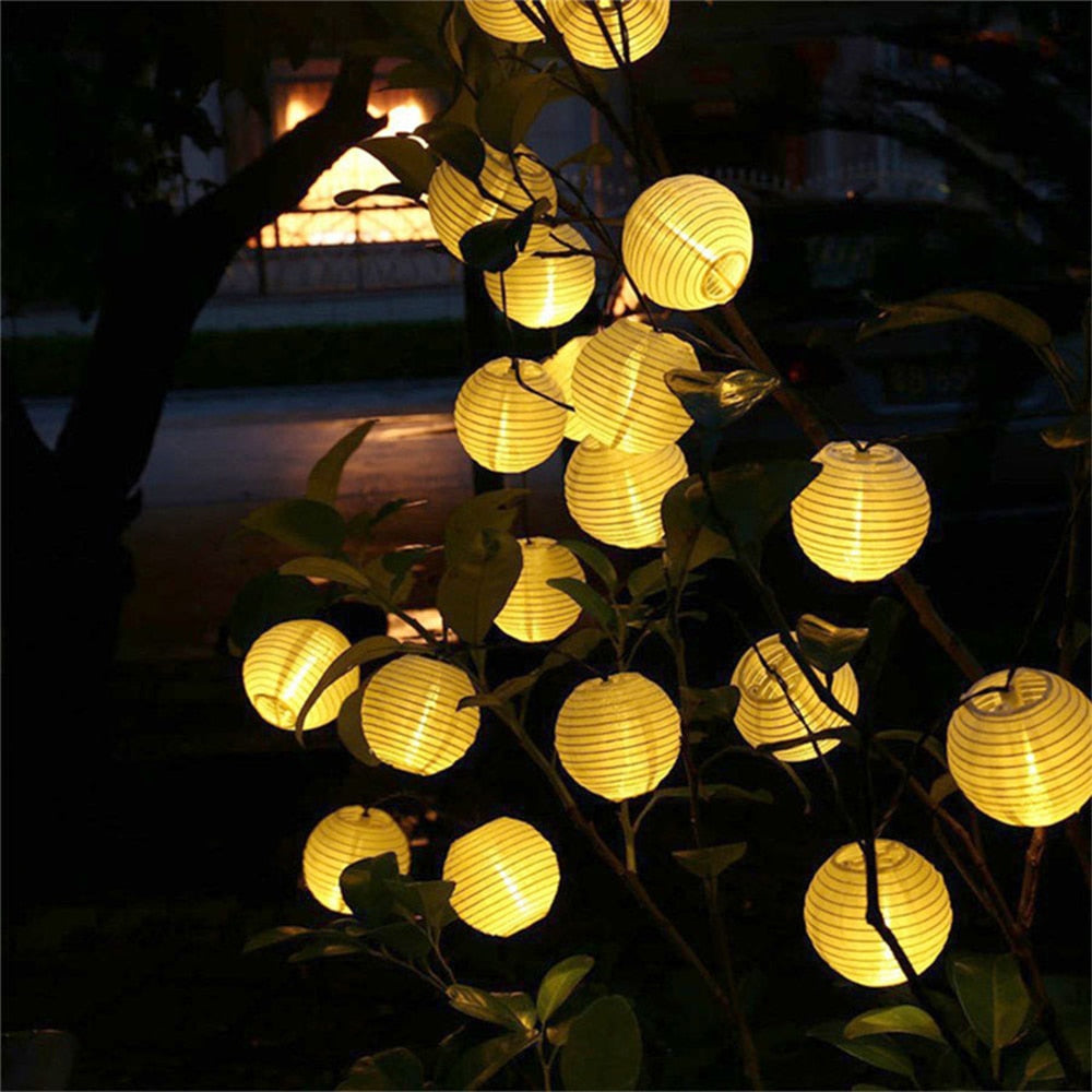 30LEDs Solar Lamp Lantern Led Solar Garden Light Garland Holiday Party Wedding Decor Solar String Lights Outdoor Fairy Light