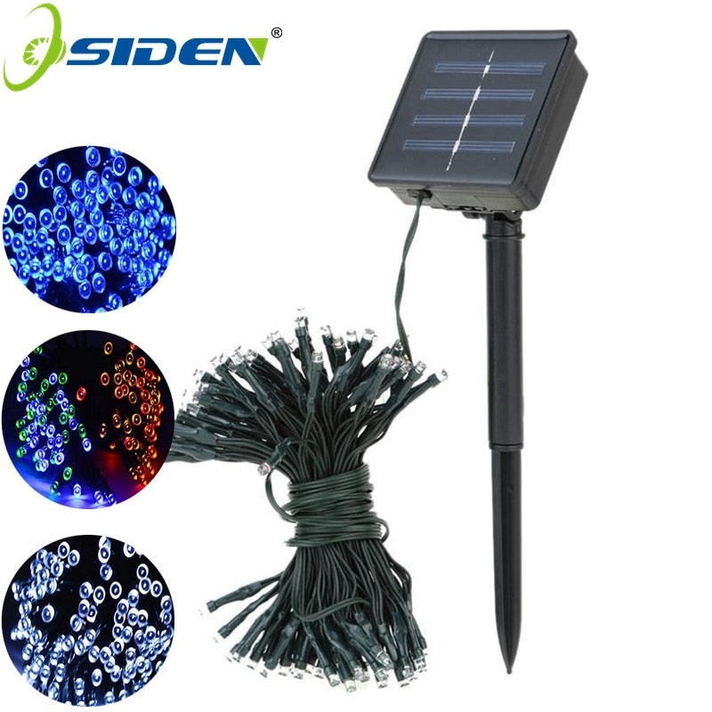 Solar Led string light 12M 100LED Light for Christmas Garden light Holiday Outdoor Fairy