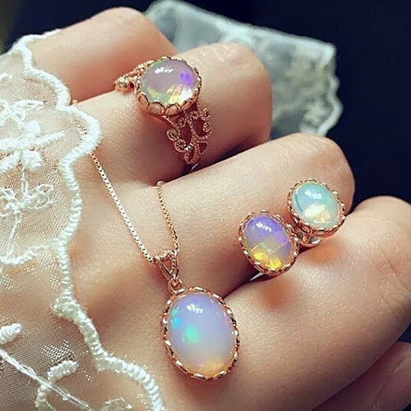 rainbow moonstone jewelry