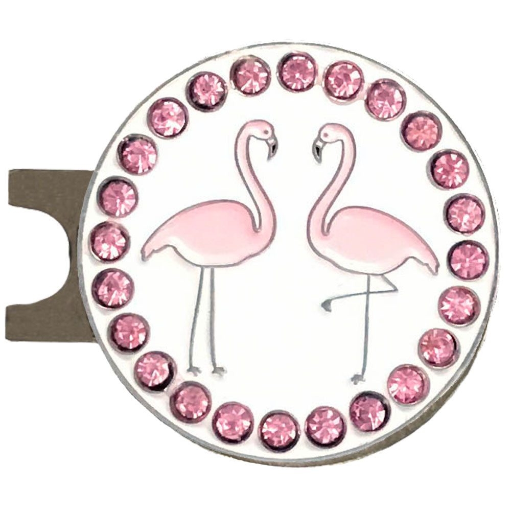 Flamingos Golf Ball Marker Hat Clip
