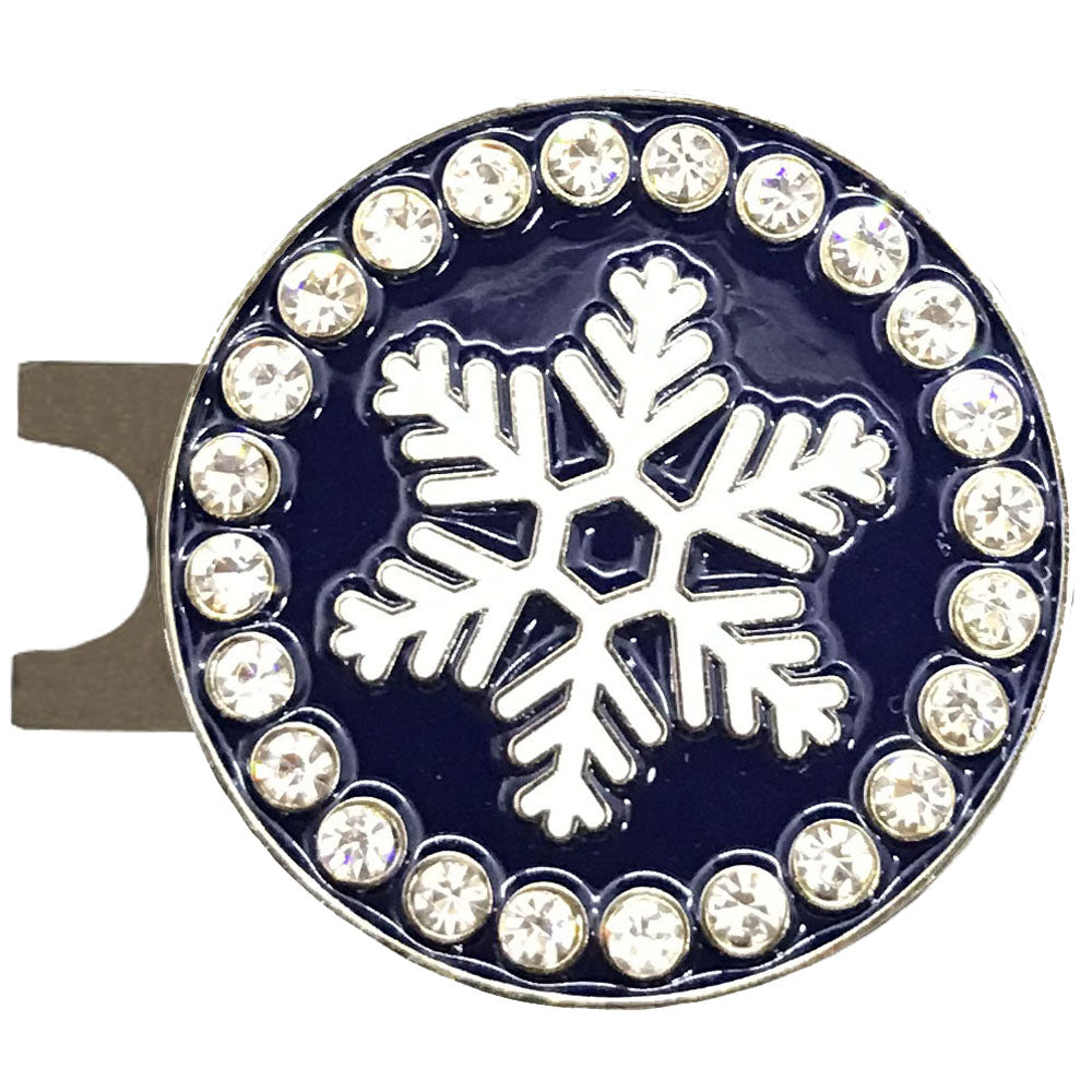 Snowflake Golf Ball Marker Hat Clip