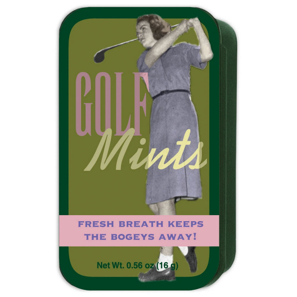 Female Golfer Mint Tin