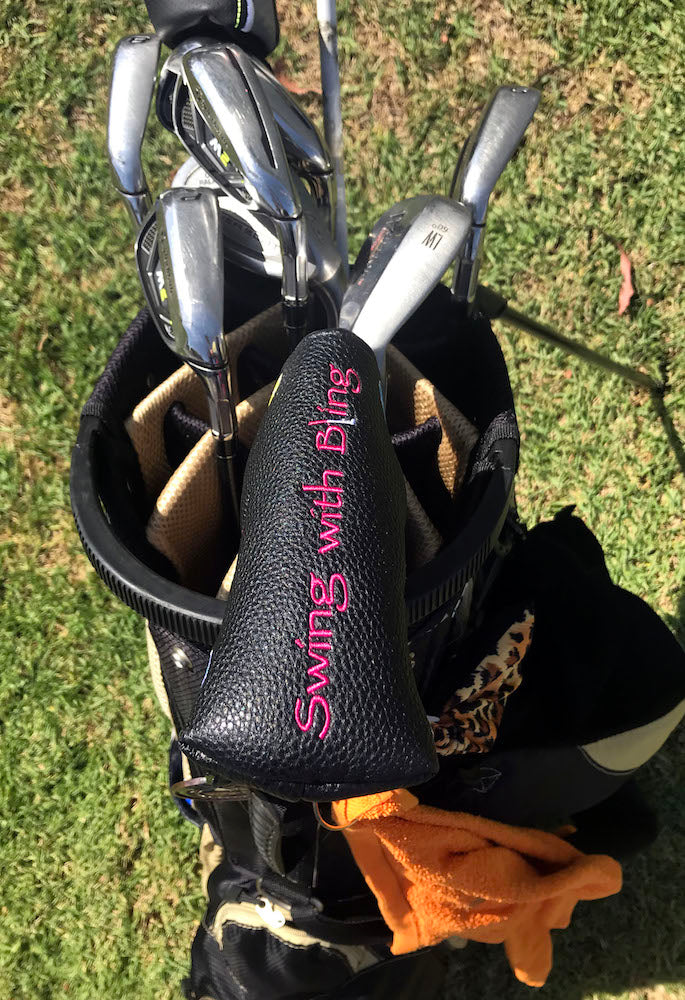 Swing With Bling Blade Putter Cover (Velcro Closure)