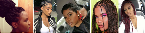 10 Cute Summer Hairstyles That Are Easy to Go 1.Havana Twist Bun Cornrow Style Short Cut Mini Braids 5.Faux Locs heymywig.como