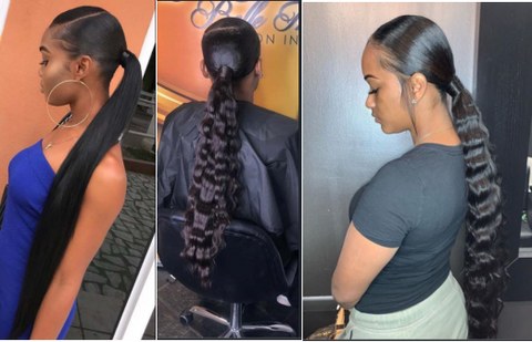 20+ Gorgeous Ponytail Hairstyle Ideas for Black Women | Braided ponytail  hairstyles, Sleek ponytail hairstyles, Hair ponytail styles