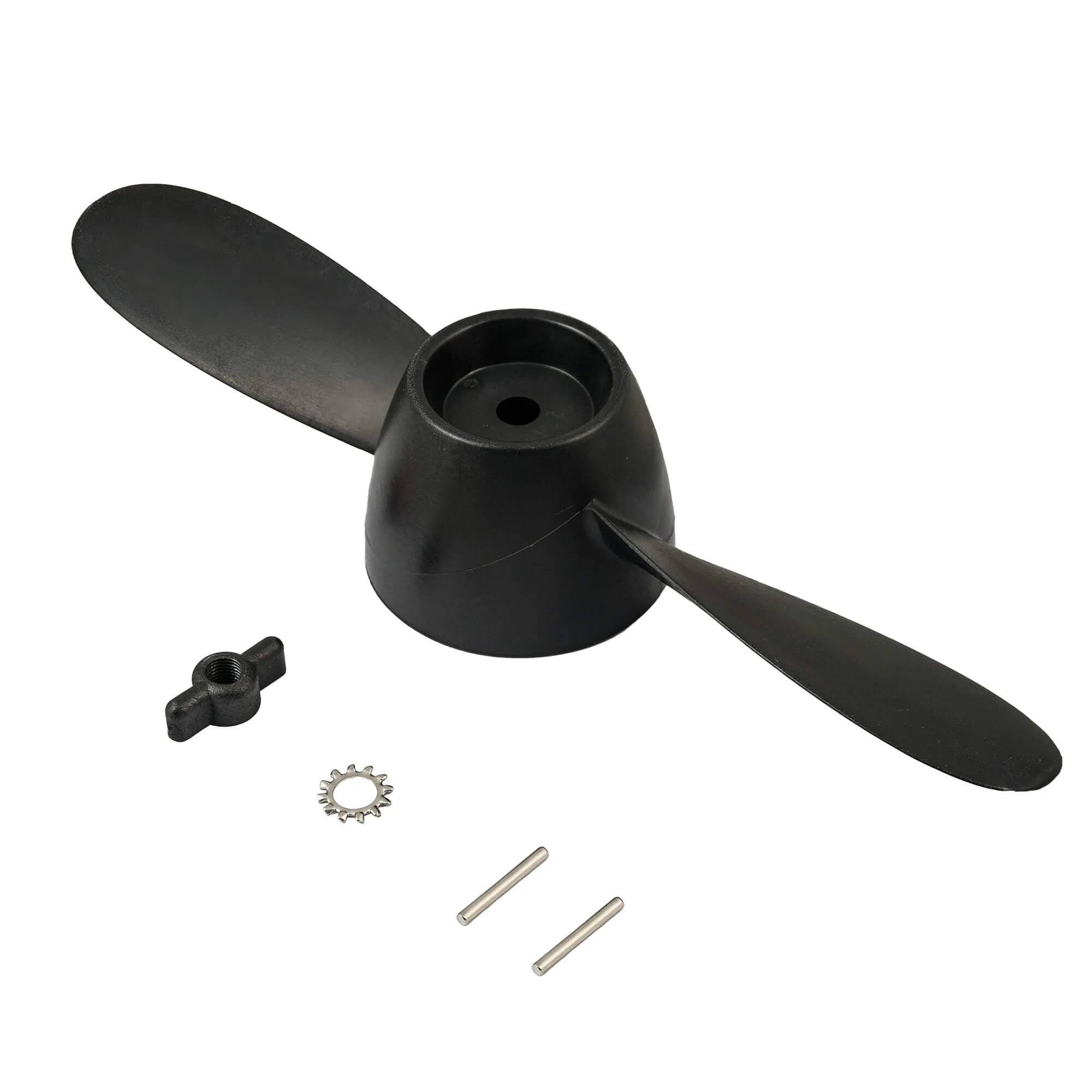 Black Hall Outfitters Old Town Sportsman PDL Spare Prop Kit, Includes Nut, Washer & Shear Pin