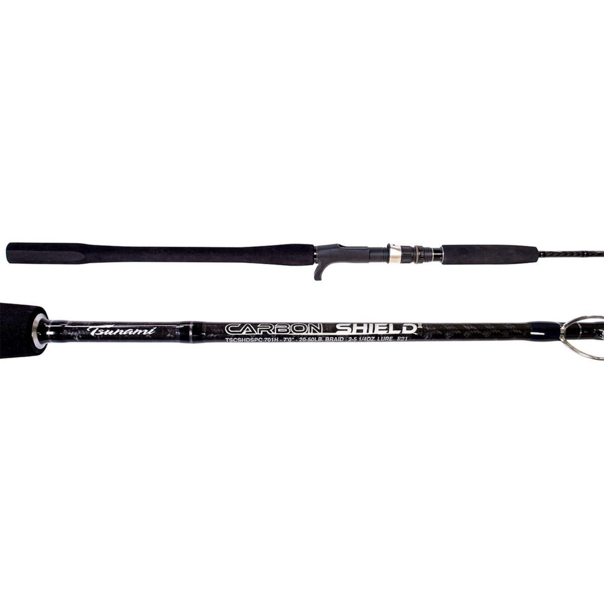 Tsunami Carbon Shield II Slow Pitch Conventional Rods