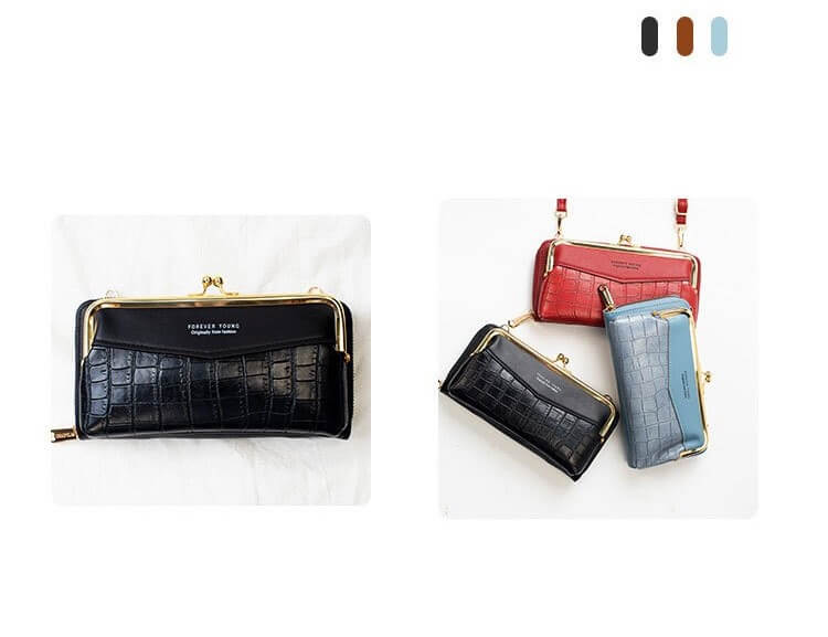 croc print crossbody phone bag