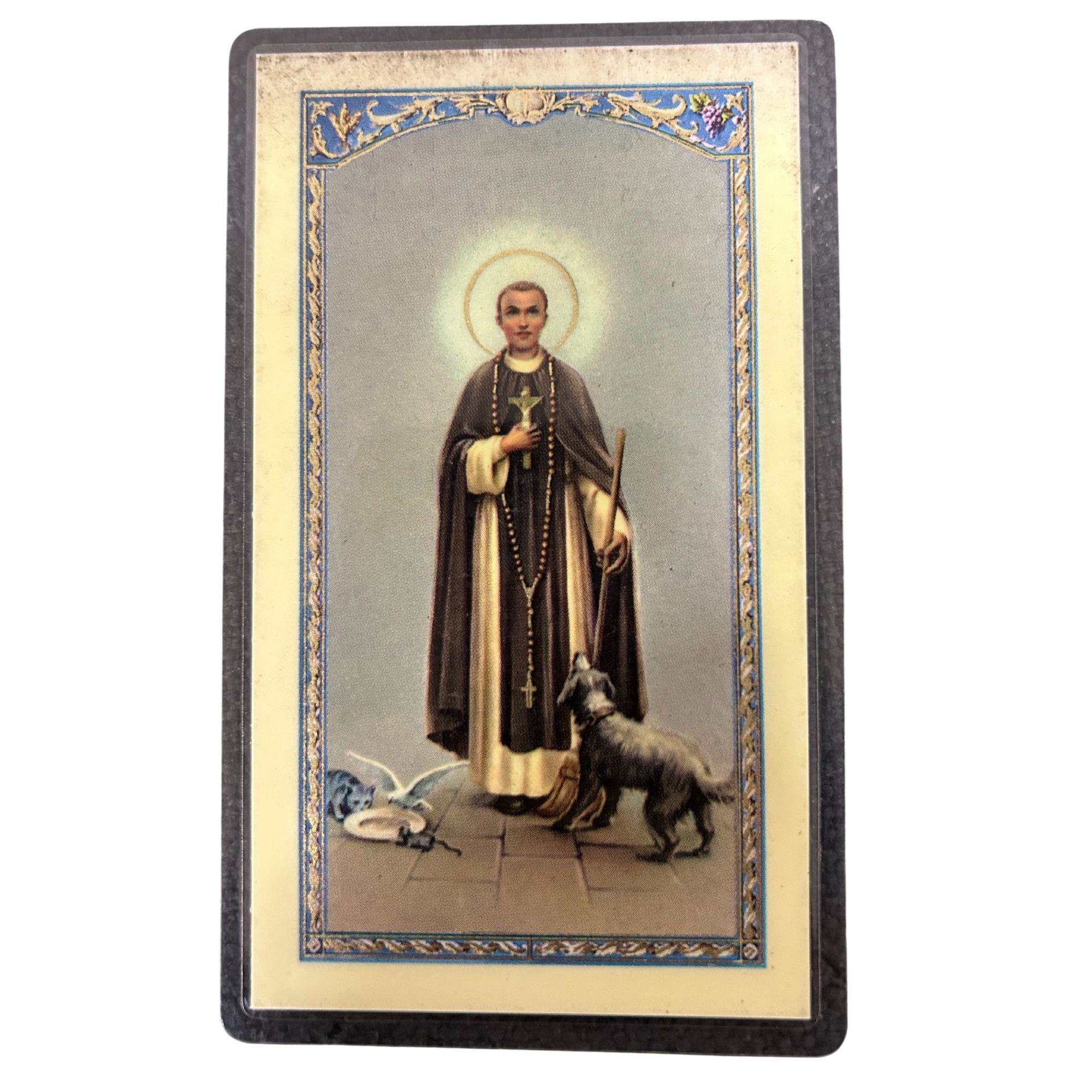 San Martin de Porres Prayer Card (Vintage)