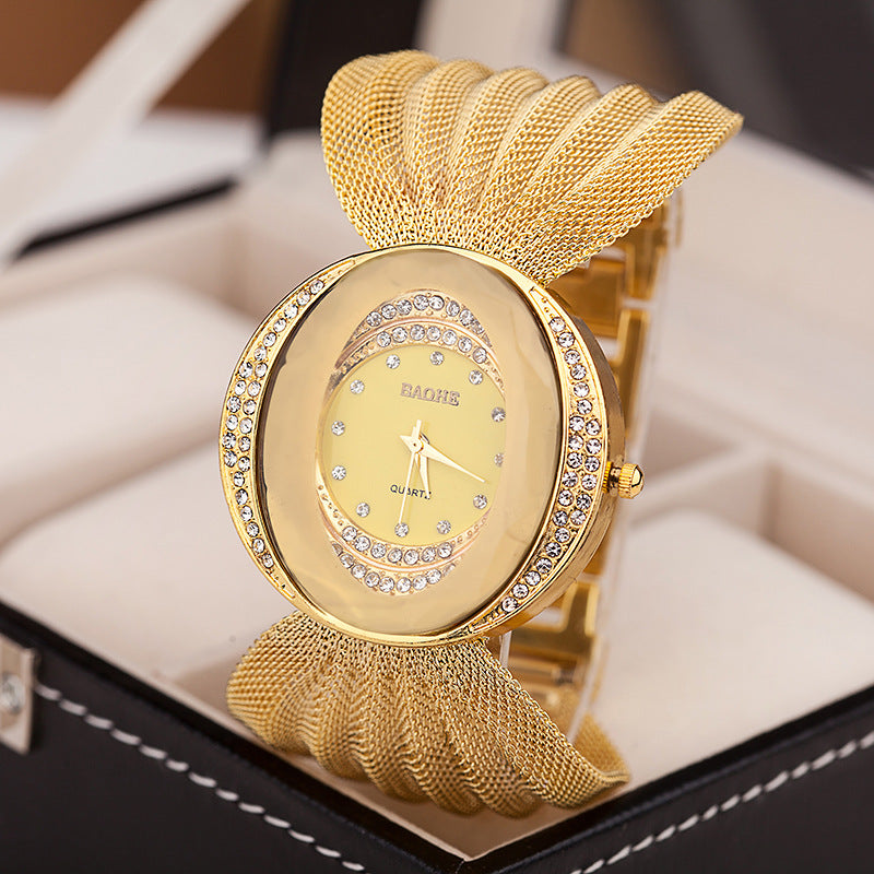 elegant butterfly diamond watch