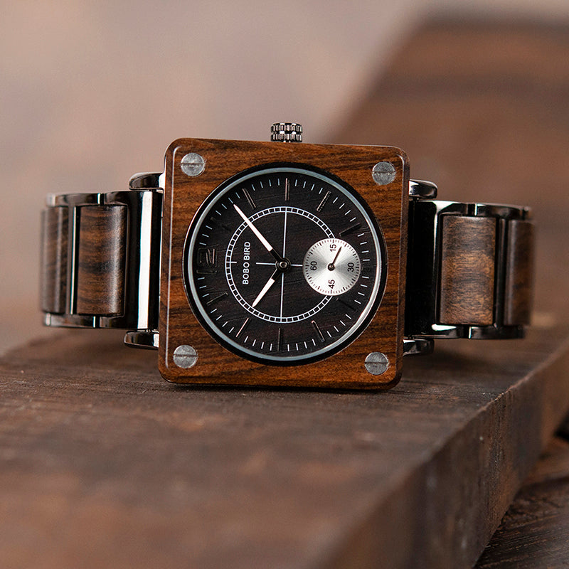 Engraved Wooden Watch 10