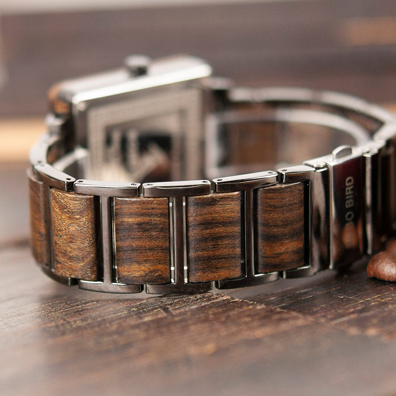 Engraved Wooden Watch 11