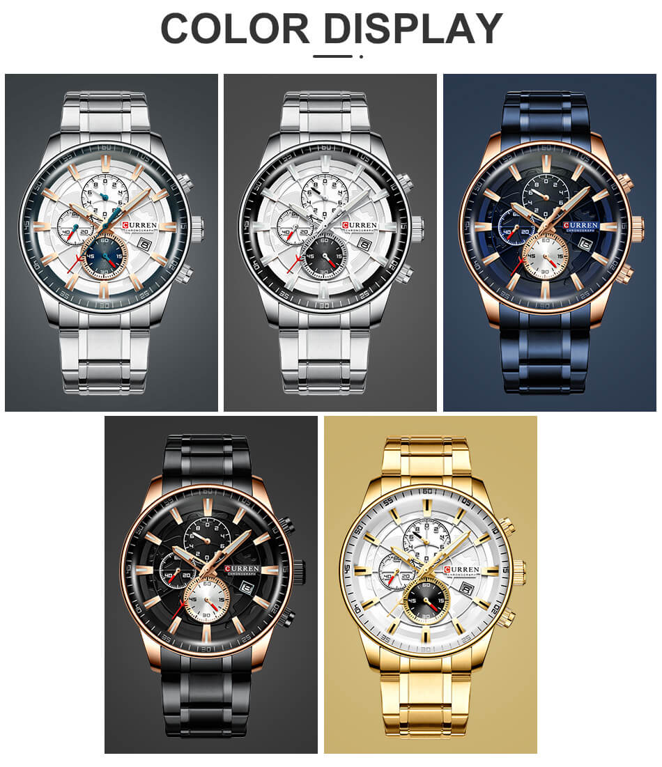Chronograph Business Wristwatch