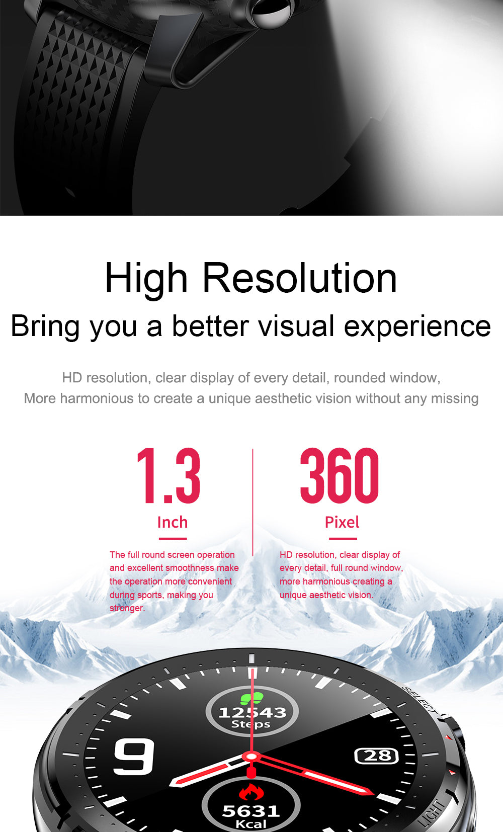 l15 full touch fitness tracker waterproof smartwatch