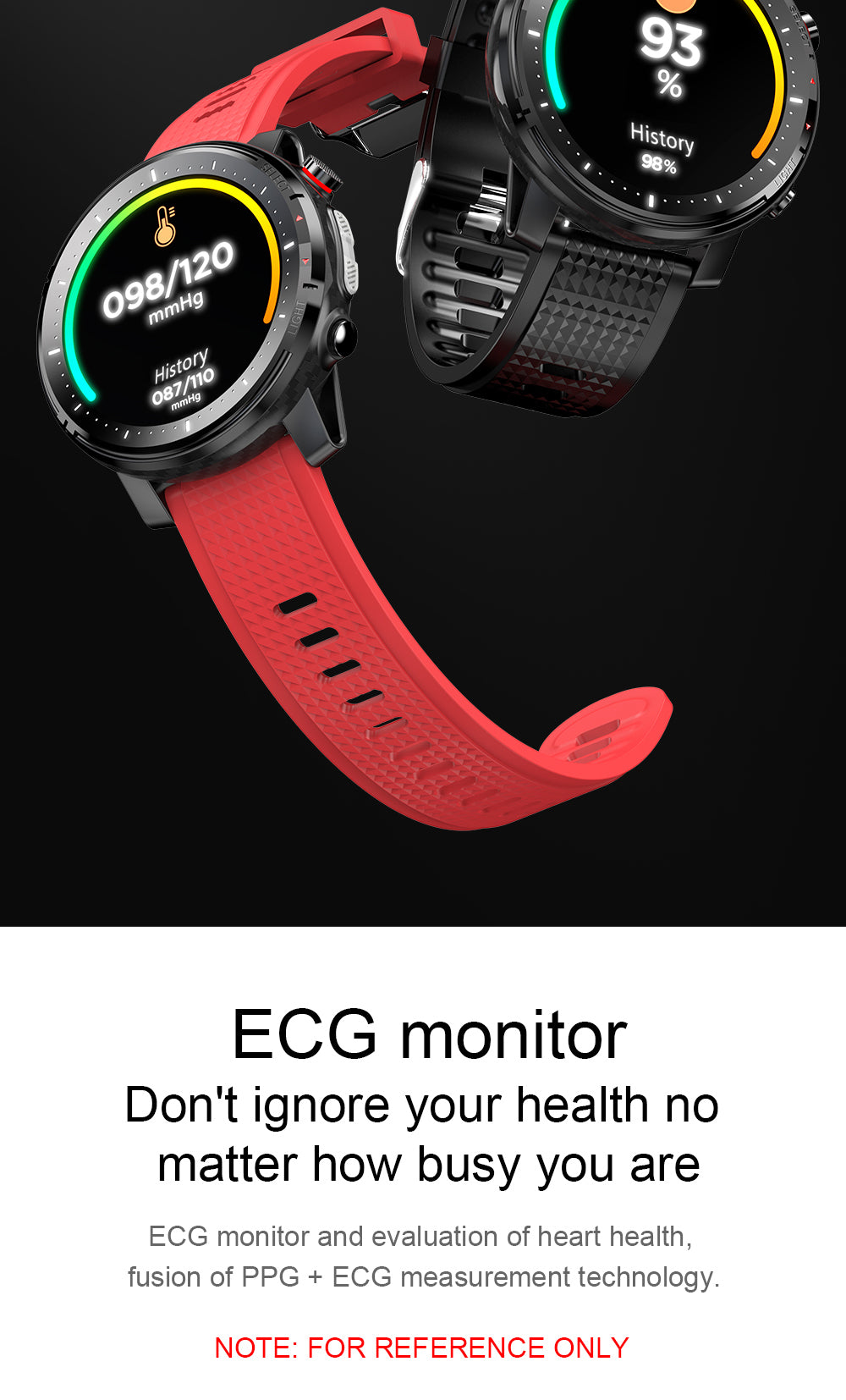 l15 full touch fitness tracker waterproof smartwatch