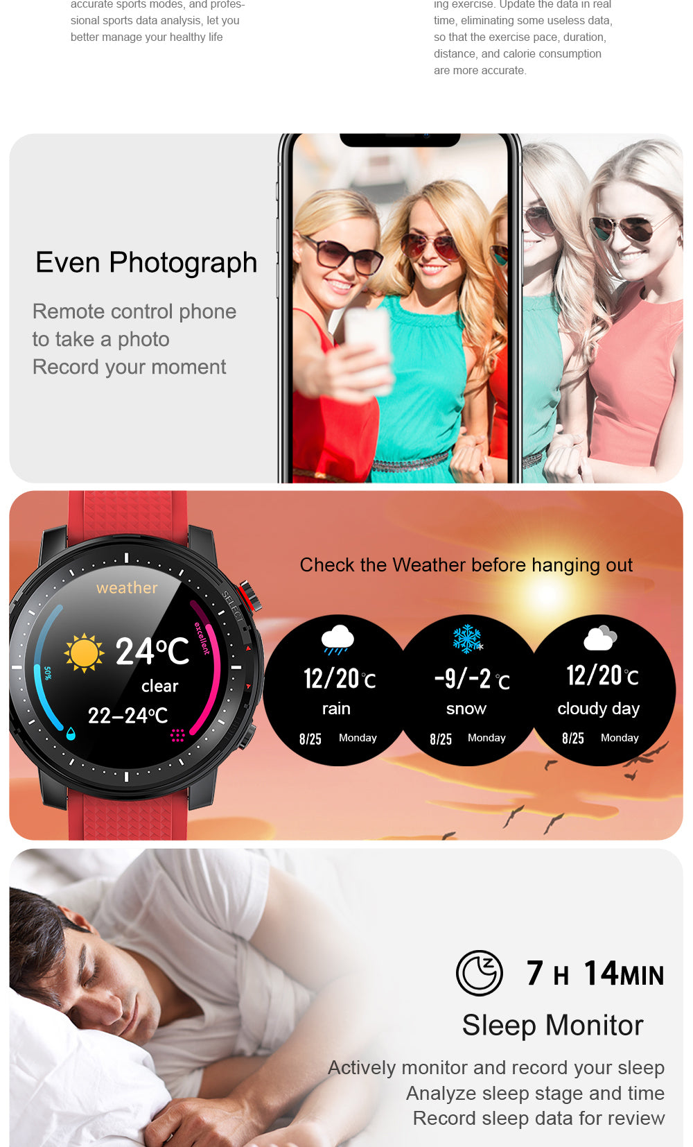 l15 full touch fitness tracker waterproof smartwatch