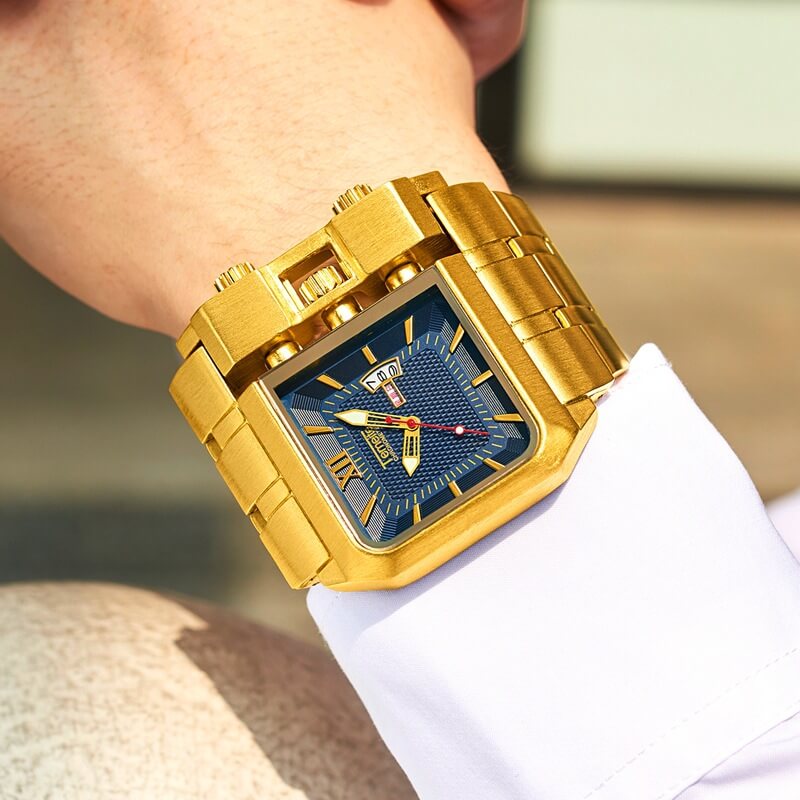 Luxury Fashion Gold Business Wristwatch5