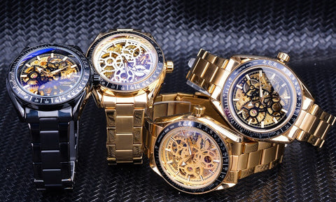 Luxury Male 3D Skeleton Mechanical Wrist Watch8