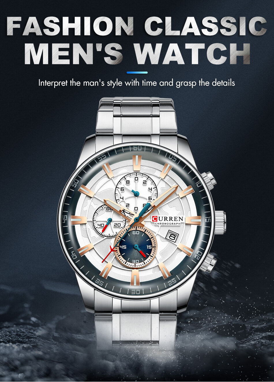 Chronograph Business Wristwatch