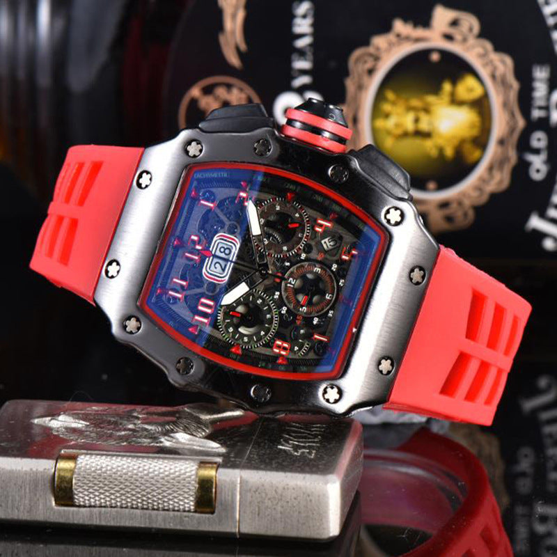 Tonneau Shaped Dial Pilot Watch