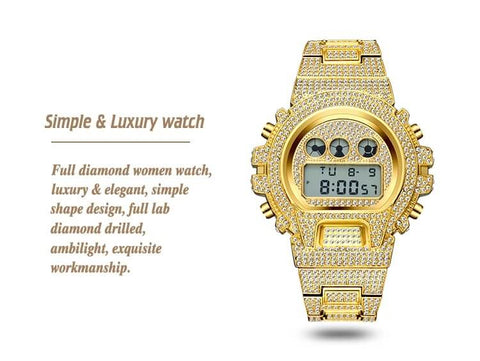 Men Digital LED Luxury Quartz Watch detail4