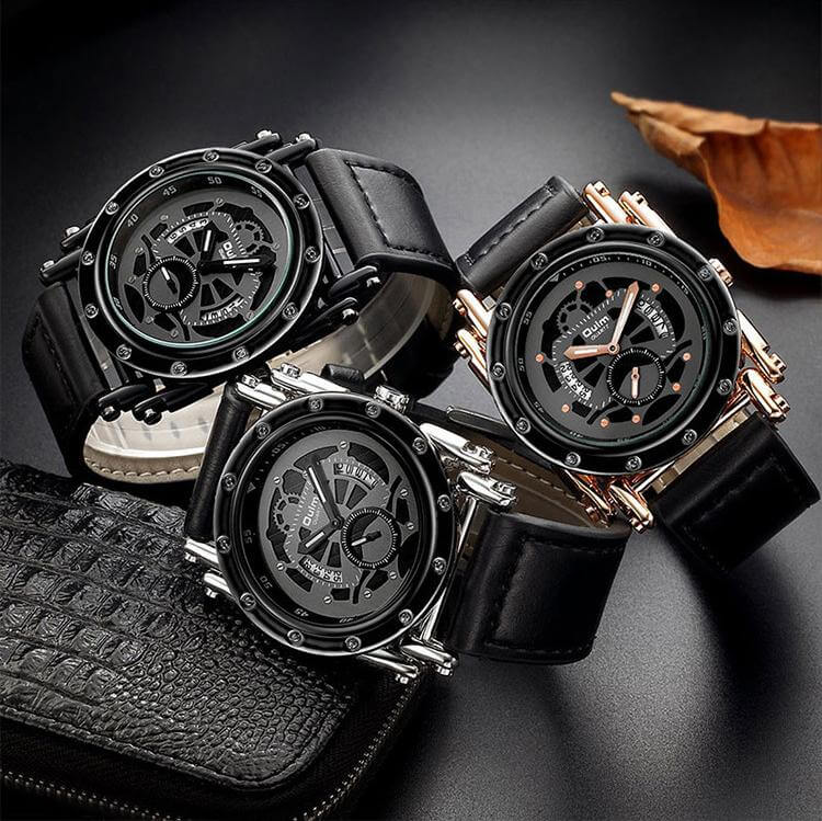 Automatic Sports Domineering Black Quartz Watch6