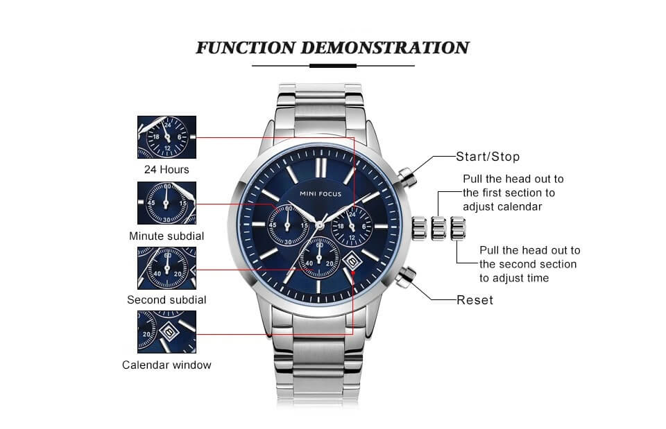 Three-Dial-Calendar-Stainless-Steel-Watch-Demonstration-1