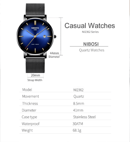 Luxury Waterproof Date Casual Watches For Men6